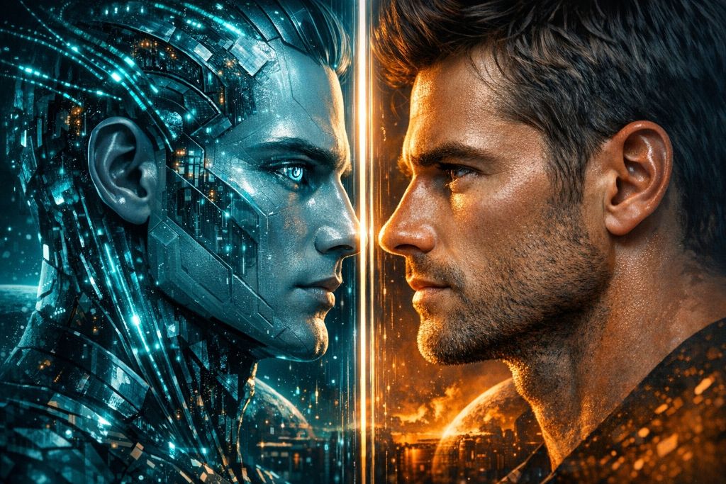 Human and AI — face to face