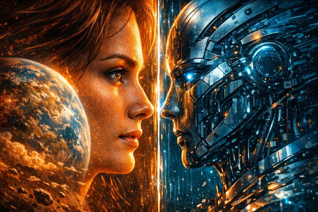 Human and AI — mirror